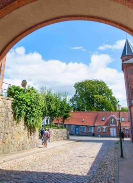 Sukkenes Bro i Viborg, hvor anklagede tidligere blev ført fra arresten til Vestre Landsret- Foto: Maagaardphotos.dk