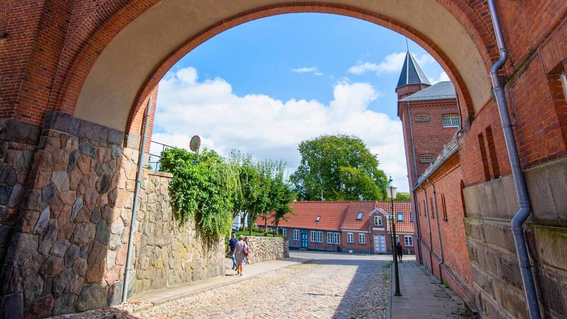 Sukkenes Bro i Viborg, hvor anklagede tidligere blev ført fra arresten til Vestre Landsret- Foto: Maagaardphotos.dk